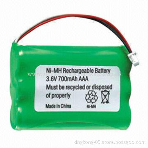 Battery Pack with AAA Size, 3.6V Nominal Voltage